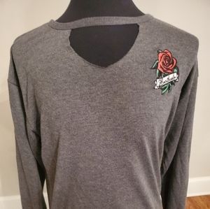 Keyhole sweatshirt
